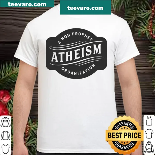 Funny atheism shirt with clever text
