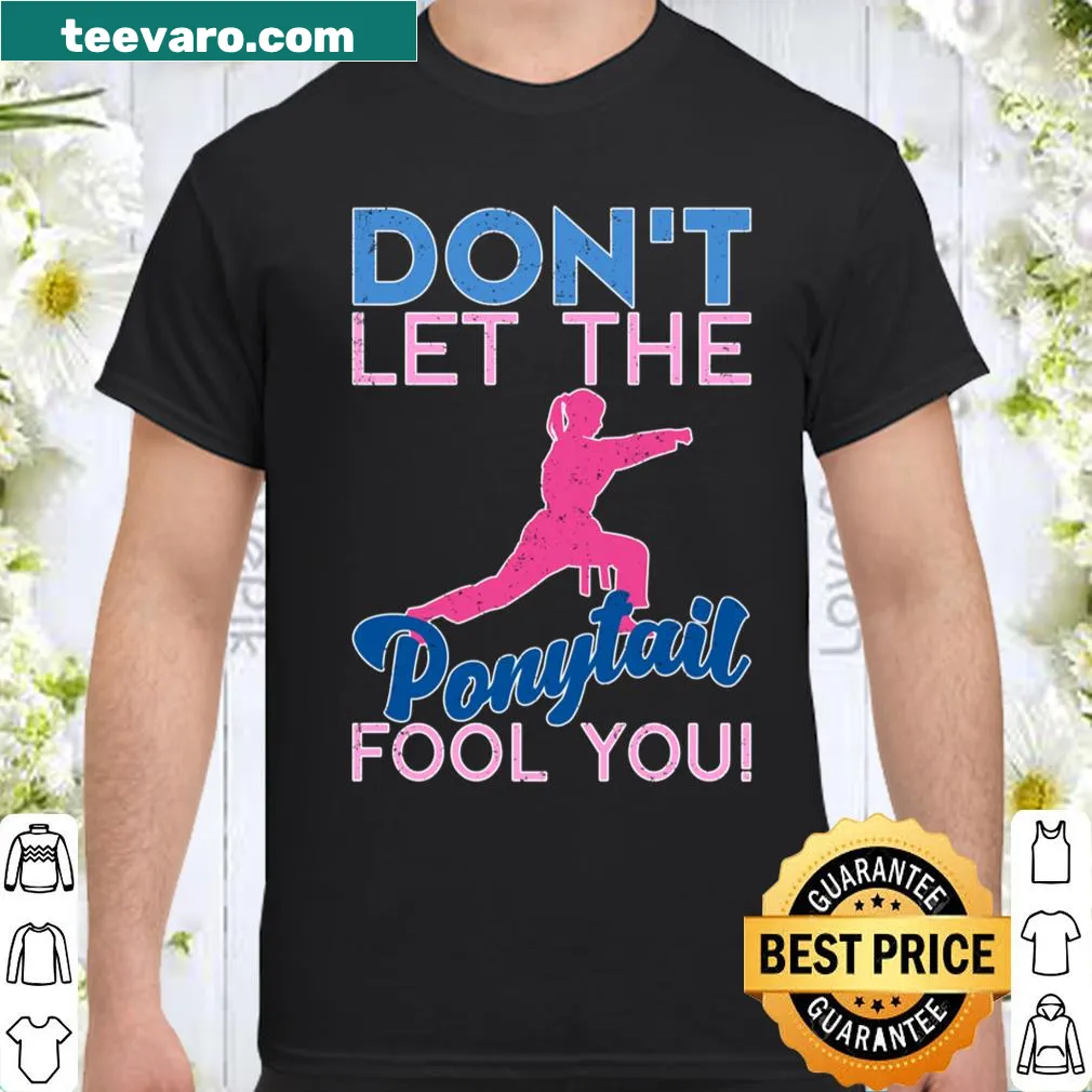 Playful karate-themed women's shirt