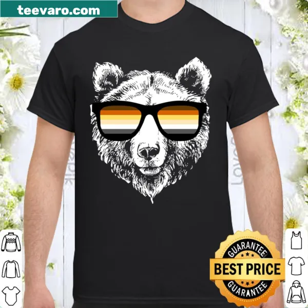 Sunglasses with bear flag design for LGBTQ pride