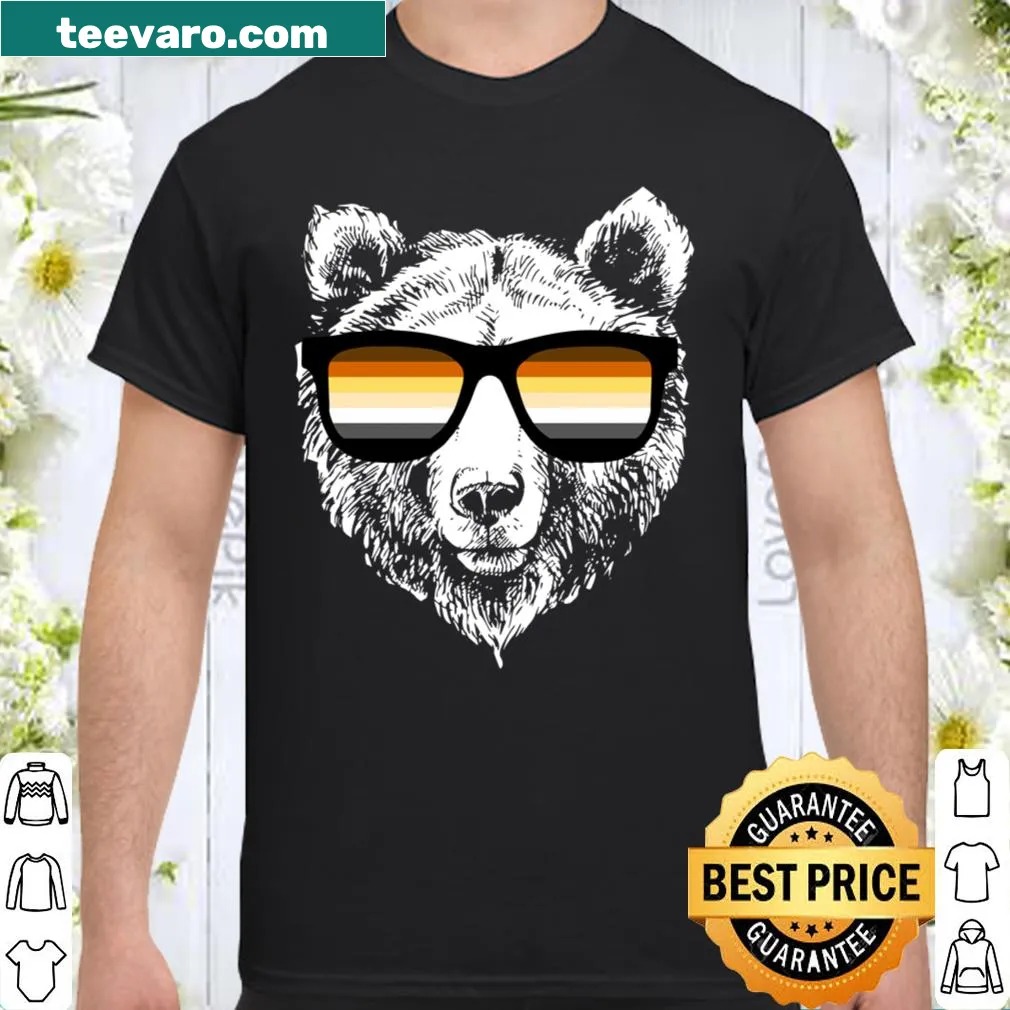 Sunglasses with bear flag design for LGBTQ pride