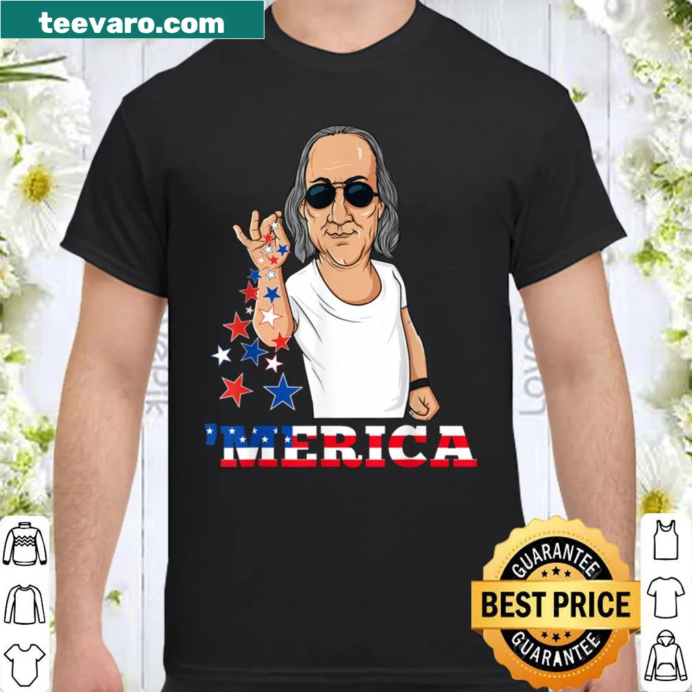 Vintage-style shirt featuring Ben Franklin for 4th of July