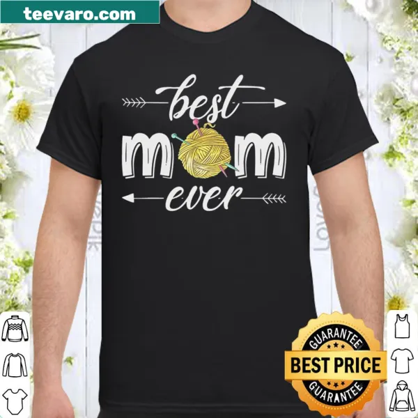 Best Mom Ever shirt with elegant typography design
