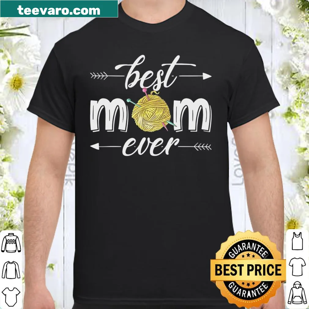 Best Mom Ever shirt with elegant typography design