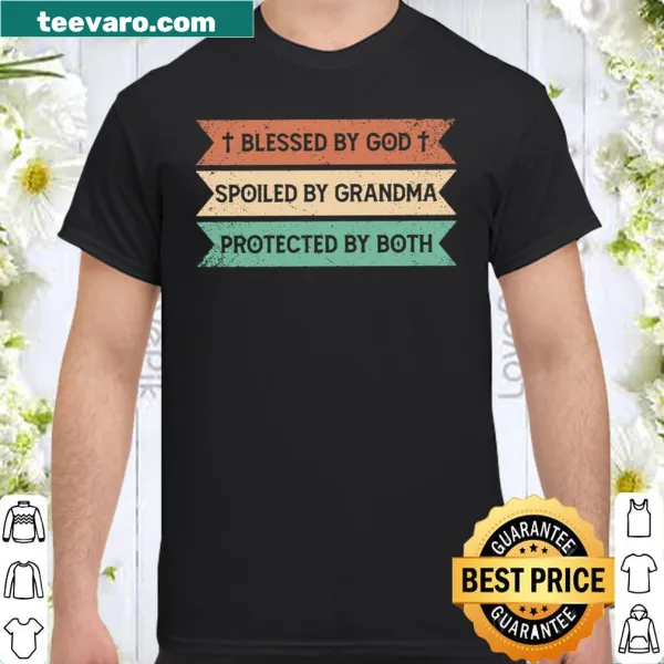 Typography shirt celebrating the bond between grandma and grandchild