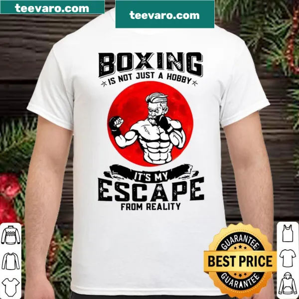 Inspirational boxing shirt with bold text
