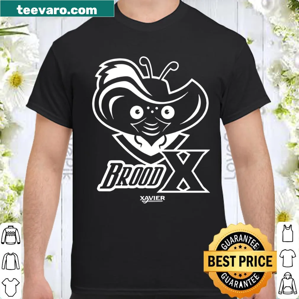 Artistic Brood Xavier design on a casual t-shirt