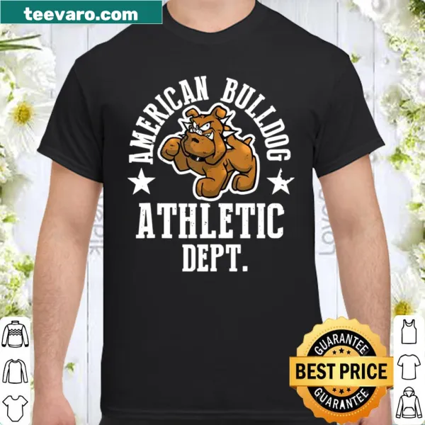 Bulldog-themed shirt featuring an athletic design.