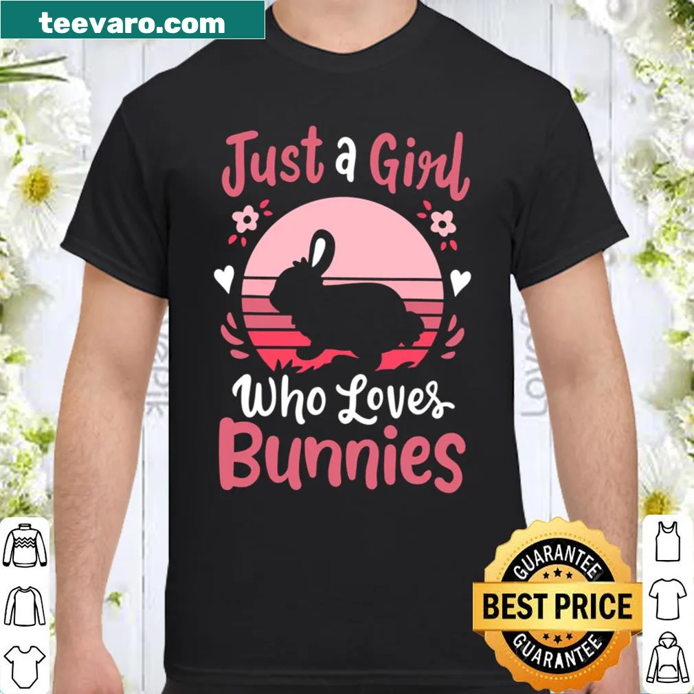Cute shirt for girls featuring a bunny and playful text.