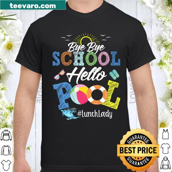 Playful shirt with text about leaving school for summer