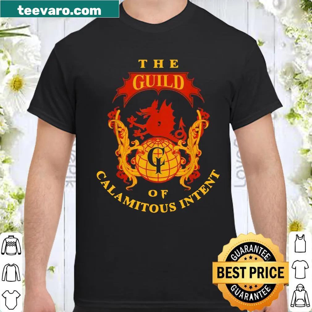 Shirt featuring the phrase 'Calamitous Intent' for truckers