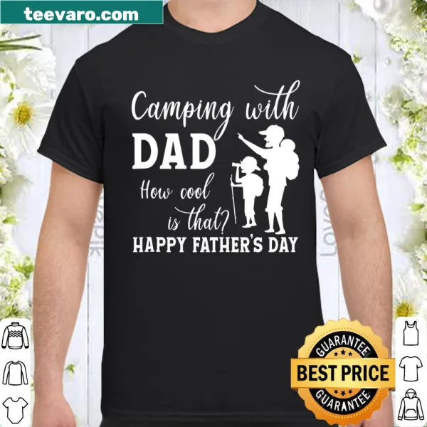 Illustration of a camper with the phrase How Cool Is That for Father's Day