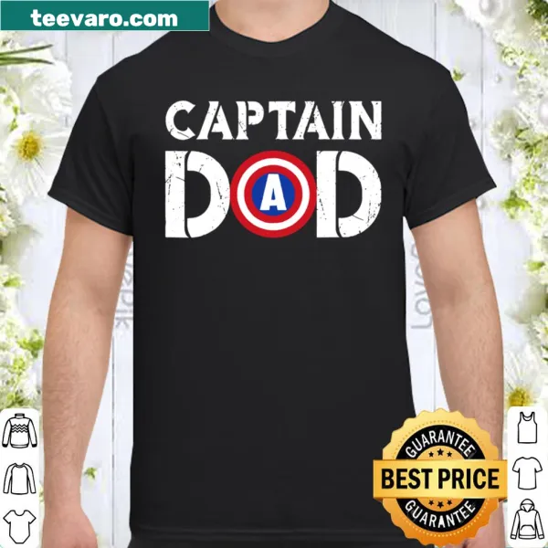 Vintage Captain Dad graphic shirt for fathers