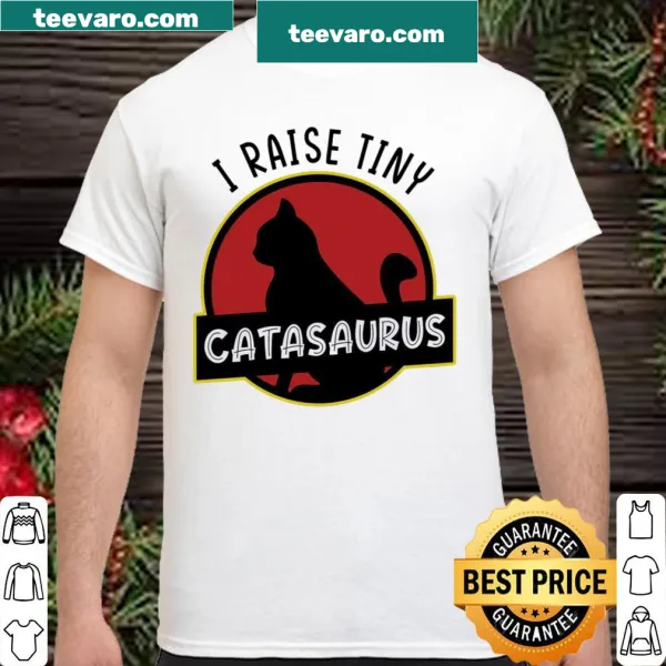 Cute illustration of a tiny Catasaurus on a shirt