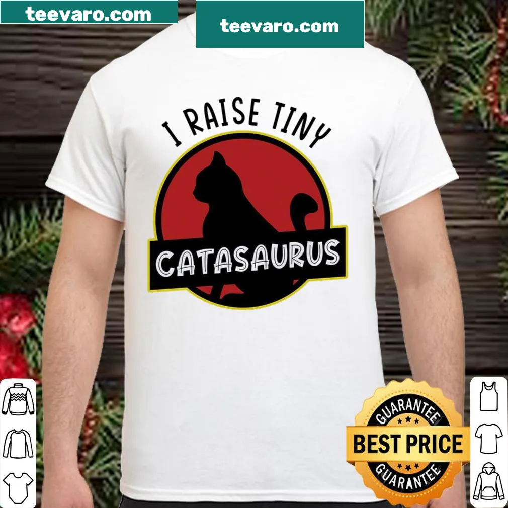 Cute illustration of a tiny Catasaurus on a shirt