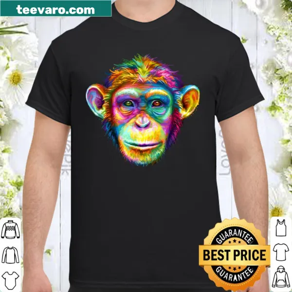 Vintage distressed chimpanzee graphic t-shirt