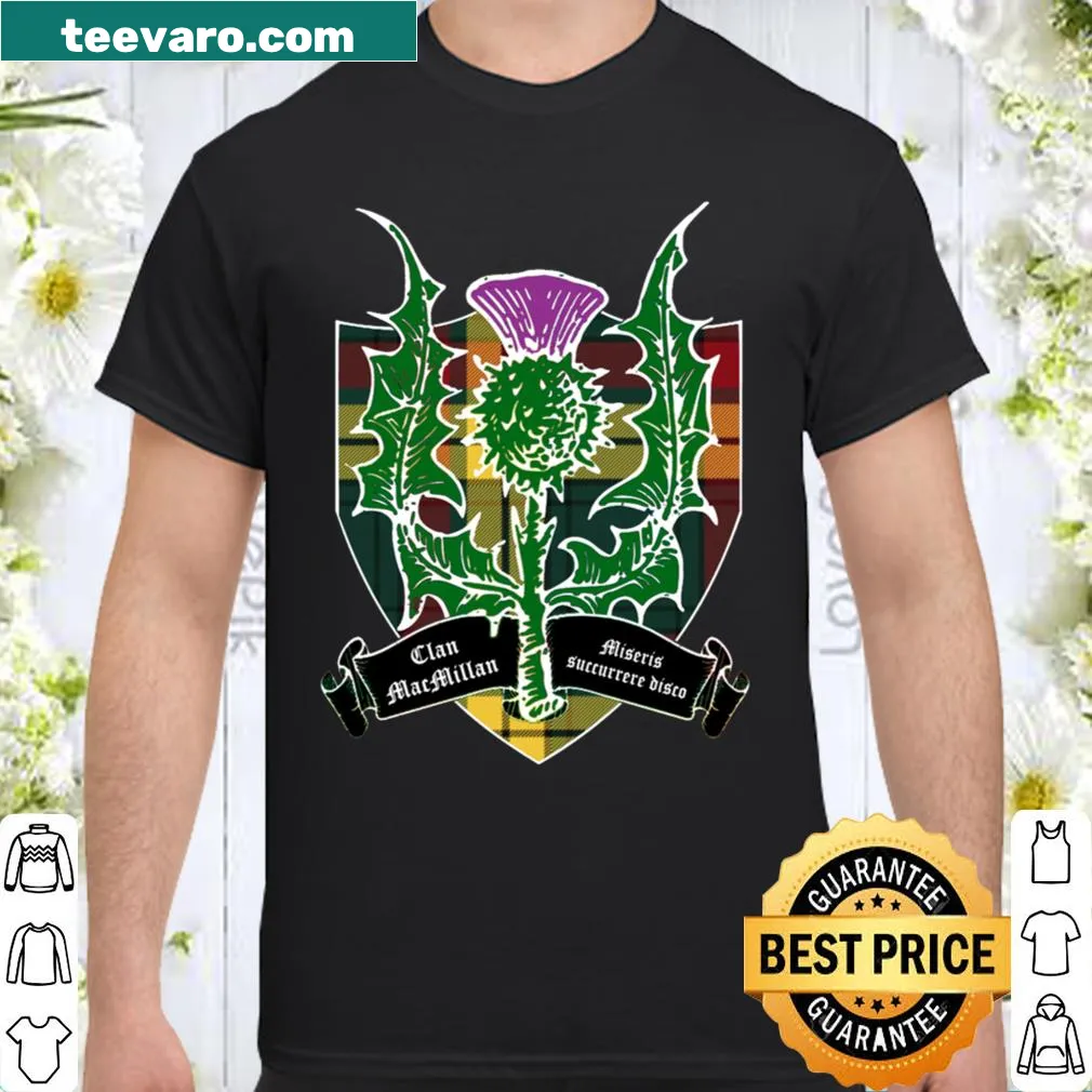 Clan MacMillan thistle crest design for Scottish heritage