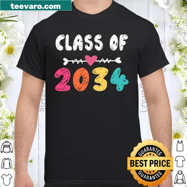 Preschool graduation shirt for Class of 2034