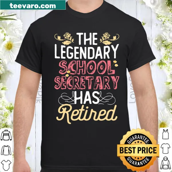 Shirt honoring retired school secretaries with fun text