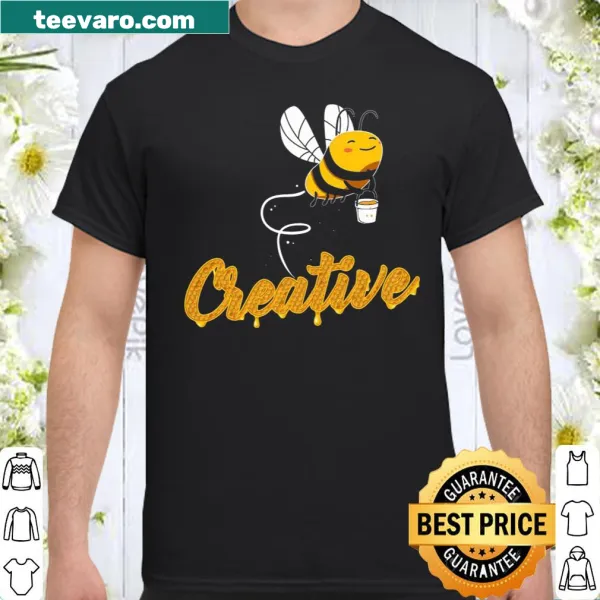 Smiling bee lover shirt with a playful bee graphic