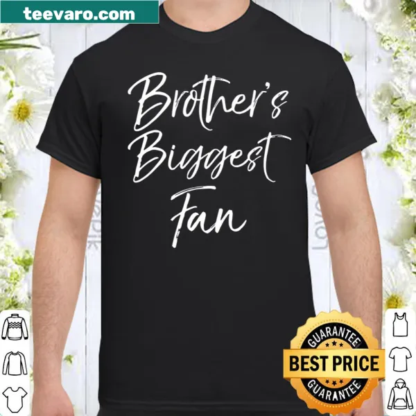 Cute soccer sister shirt celebrating sibling support