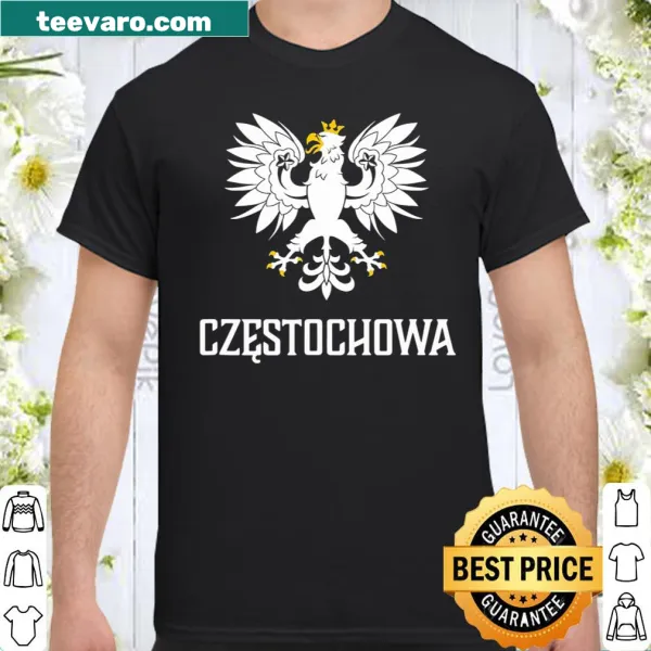 Czestochowa Poland shirt featuring bold typography