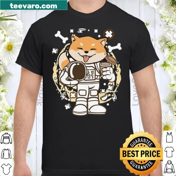 DOGE Astronaut shirt featuring Shiba Inu design for crypto fans