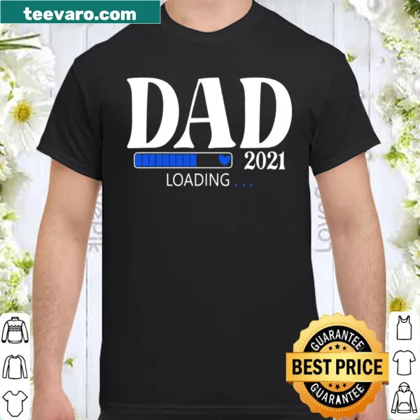 Loading graphic shirt for expectant fathers with text