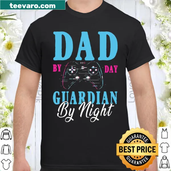 Funny shirt for gamer dads featuring controller graphic