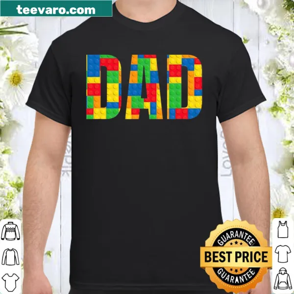 Brick Master Builder dad shirt celebrating parenthood