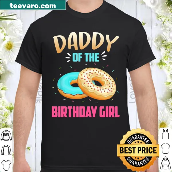 Birthday-themed shirt for dads featuring donut graphic