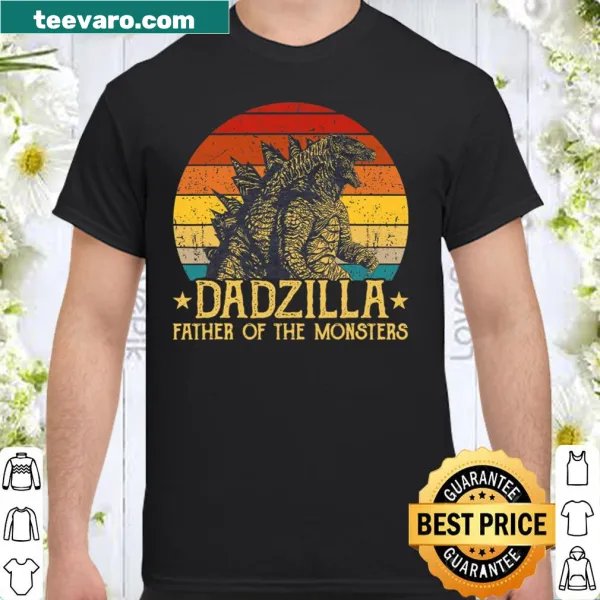 Funny Dadzilla shirt for fathers