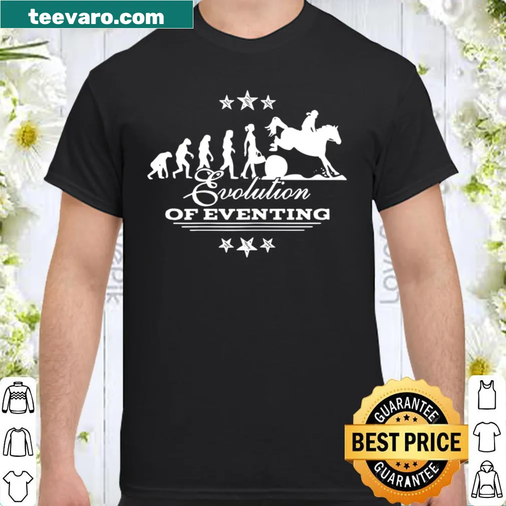 Typography design stating 'Evolution Of Eventing' for women