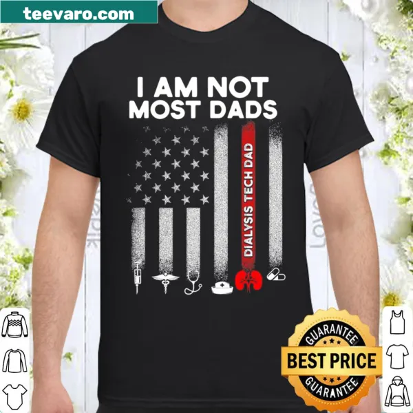 Dialysis technician shirt for proud dads in healthcare