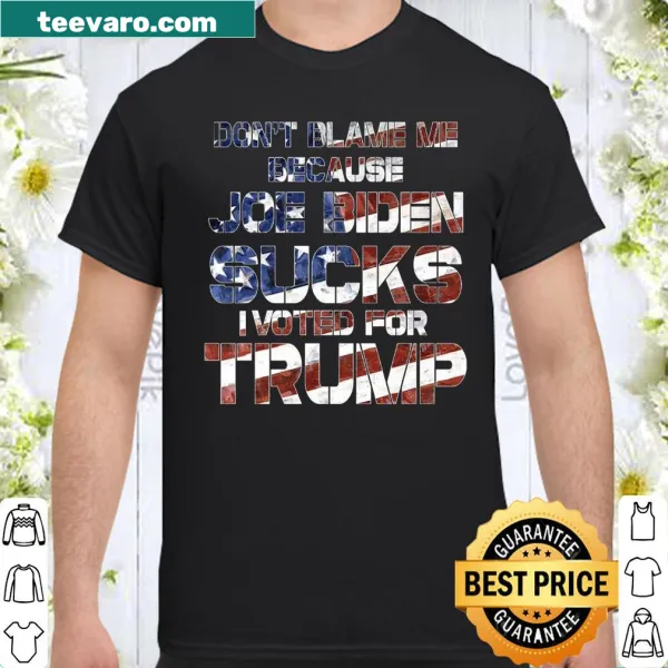 Humorous political statement shirt about voting