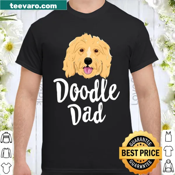 Doodle Dad shirt with playful design for Goldendoodle owners