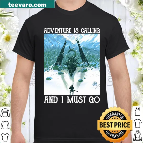 Vintage graphic tee featuring a dragon and the phrase about adventure