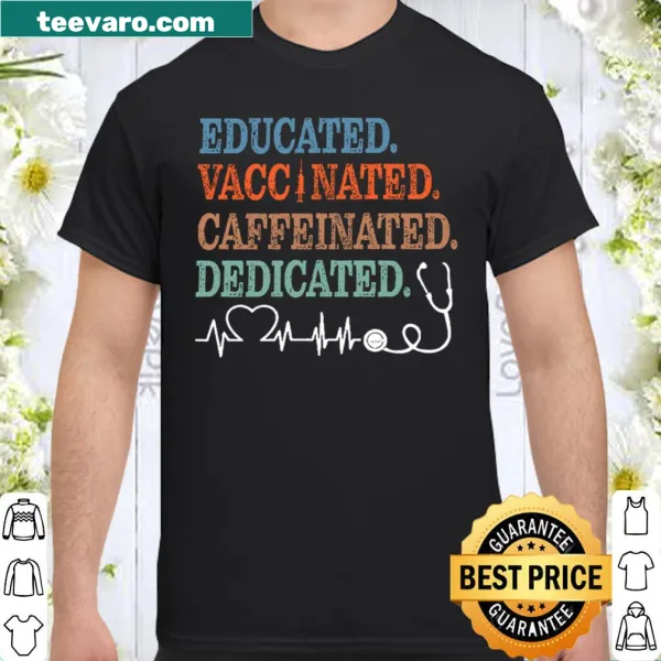 Typography T-shirt celebrating healthcare professionals and frontline heroes