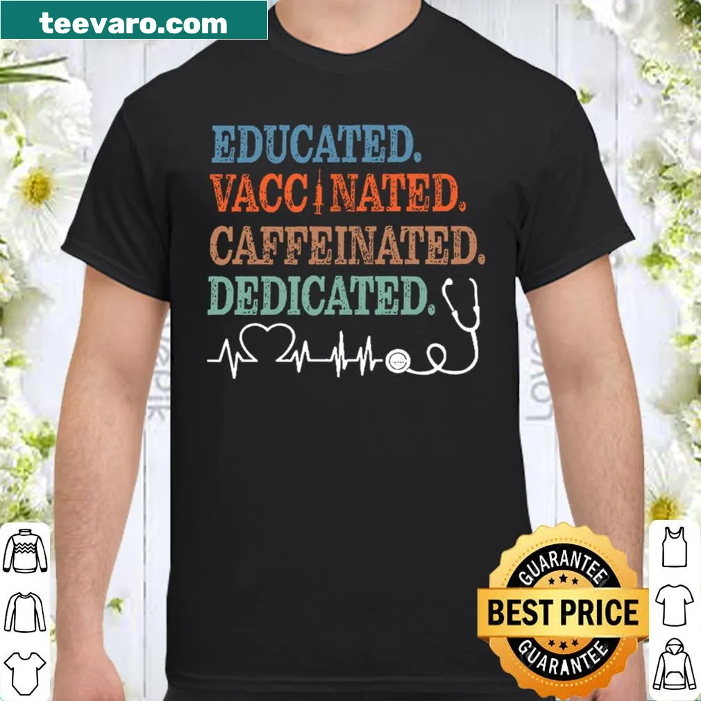 Typography T-shirt celebrating healthcare professionals and frontline heroes