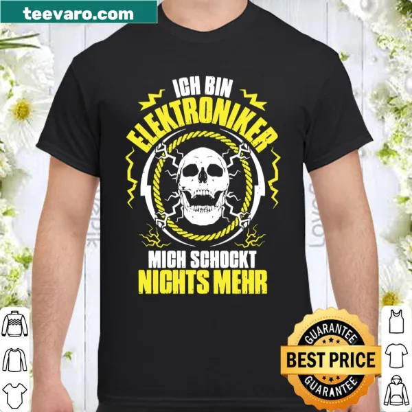 Humorous electrician shirt with playful text
