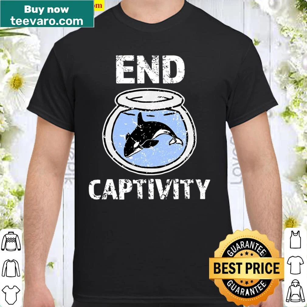 Conservation-themed shirt advocating for orca freedom
