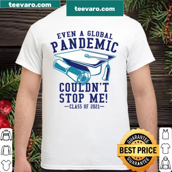 Inspirational shirt with text about resilience during a pandemic