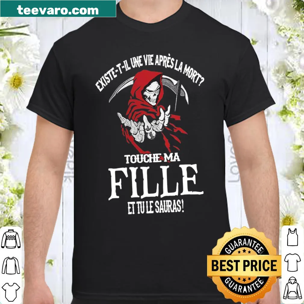 Philosophical shirt on life after death with thought-provoking text