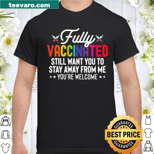 Humorous shirt about vaccination with clever text
