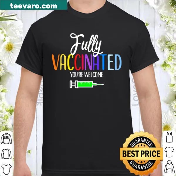 Light-hearted shirt about vaccination featuring a playful phrase