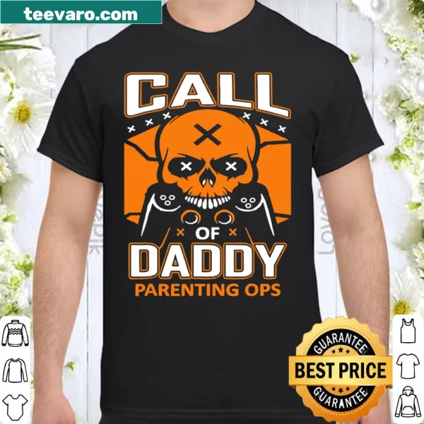 Funny shirt for gamer dads celebrating parenting and gaming