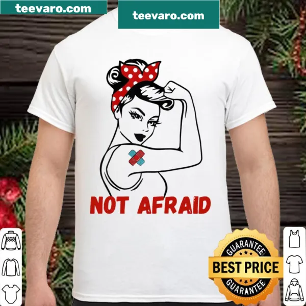 Vaccine strong girl t-shirt with bold vaccination message