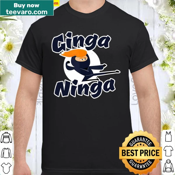 Funny redhead ninja cartoon shirt: Ginga Ninga