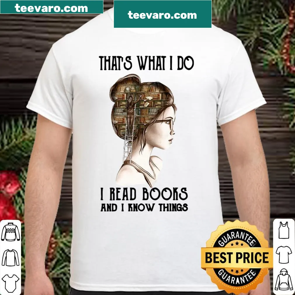 Playful shirt celebrating reading and knowledge