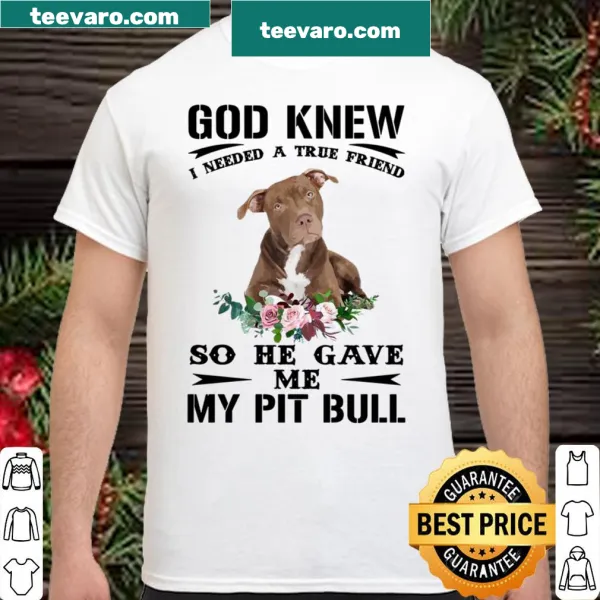 Sentimental shirt about Pitbull friendship