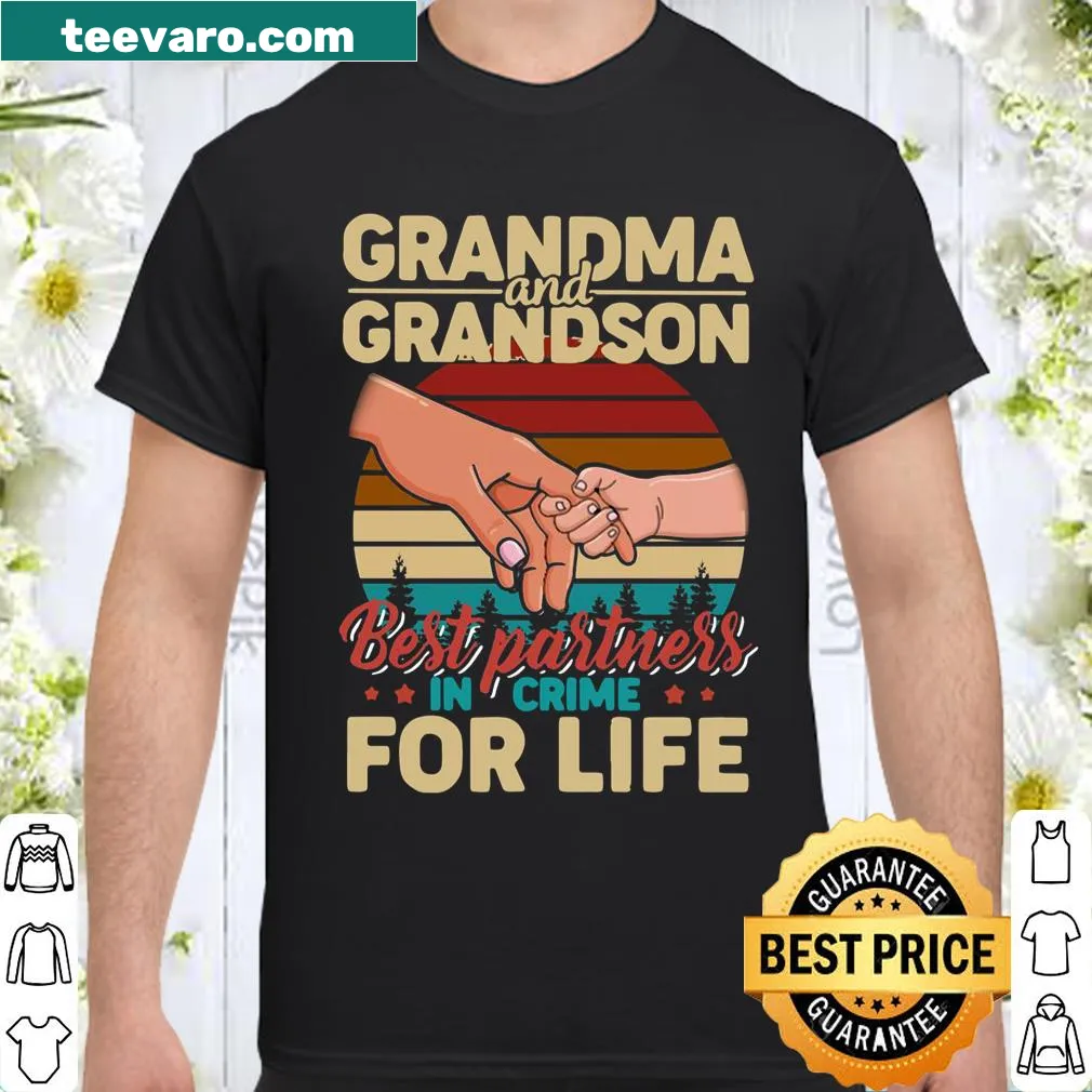 Vintage graphic tee celebrating grandma and grandson partnership